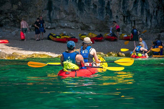 Afternoon Dubrovnik Guided Kayaking Tour - Stop 3: Betina Cave beach for snorkeling and possible cliff jumping