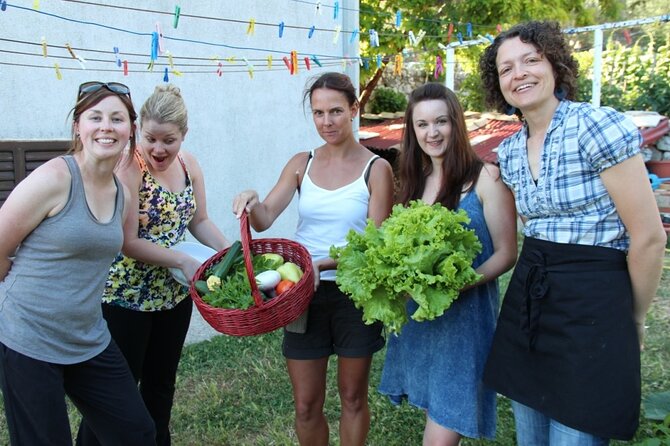 Authentic Garden to Table Cooking Class in Dubrovnik Countryside - Back to the kitchen: from marinated skewers to stew with pasta