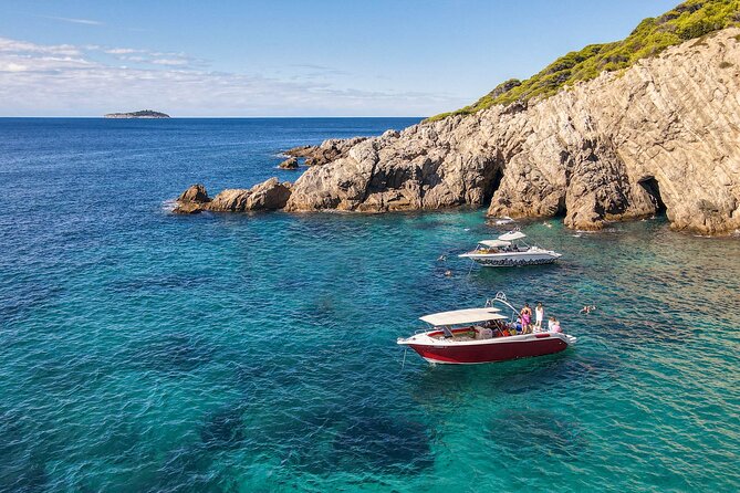 Blue Cave, Green Cave & Lopud Beach small group Speed boat Tour - Dubrovnik’s coast view starts the fun
