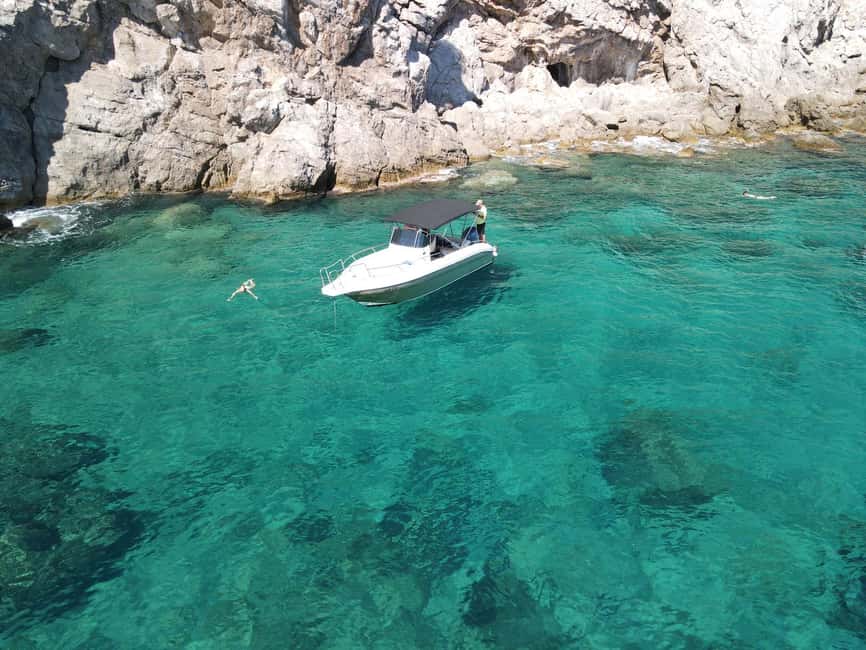 Blue Cave-Green caves-Lopud Sandy beach - tour with drink - Lopud’s Šunj Beach: big sand time with shallow boat docking