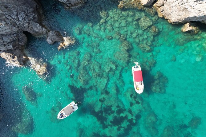 Blue cave tour - 4 caves and sandy beach - Key highlights at a glance