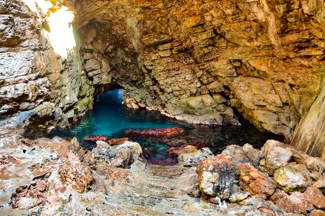 Boat Tour to Mljet National Park & 3 Islands - Šipanska Luka and Koločep blue cave: beach time plus movie-water