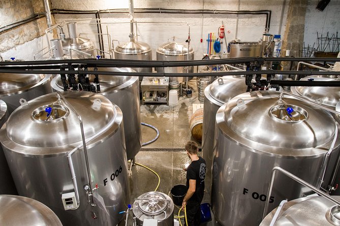 Brewery Tour with Food included - Food included: cured meats, cheese, barley, bread, and burger snacks