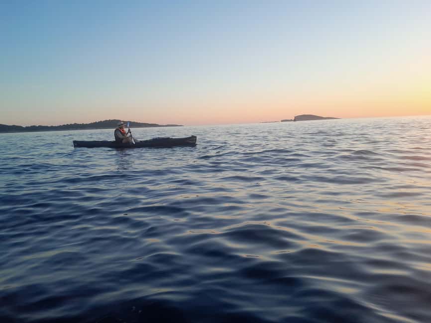 Cavtat: 'Pomalo' Sunset Guided Sea Kayaking Tour - The Sunset Moment at Beach Bar Little Star