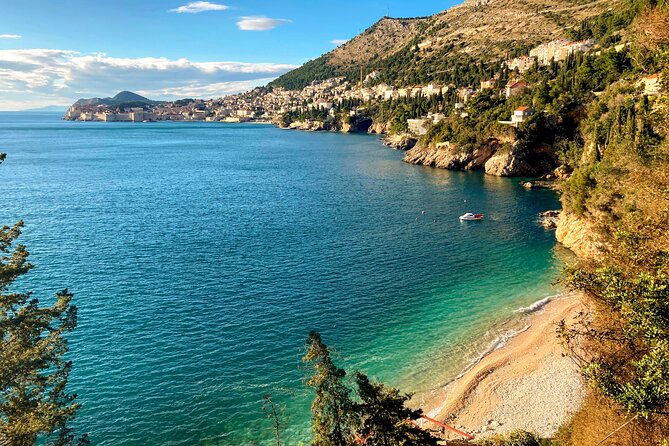 Cavtat to Lokrum Island, Betina Cave & St Jacobs beach boat tour - Sveti Jakov Beach: A Cliffside Break With City-Wall Views