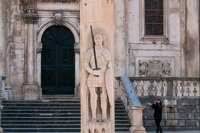 Classical Dubrovnik Private Tour - Luza Square: Orlando’s Column, Sponza Palace, and the Church Focus