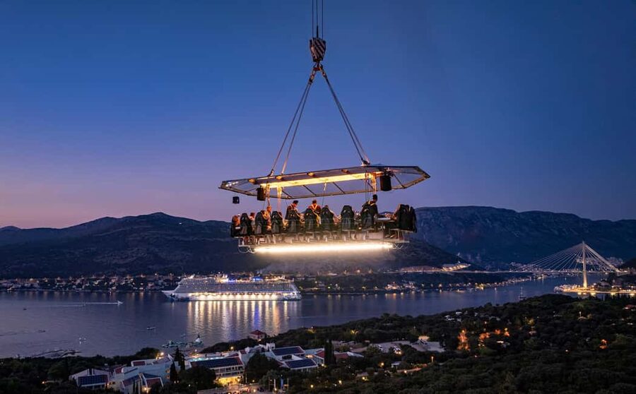 Dinner in the Sky Dubrovnik - Choosing Your Menu: Three Courses vs. Croatian Regional Tasting