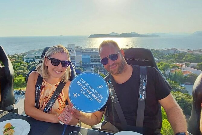 Dinner in the Sky Dubrovnik - Dine 50m above ground - Food and wine in practice: what you’ll notice besides the view