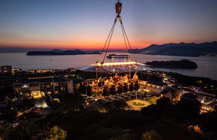Dinner in the Sky Dubrovnik - Arriving at Valamar Lacroma: Where Your Evening Starts