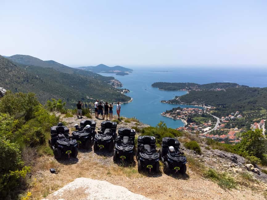 Dubrovnik: 2 Hour Countryside ATV/Quad Safari with pickup - First Look from the Viewpoint: Adriatic Views Without the Cable Car Detour