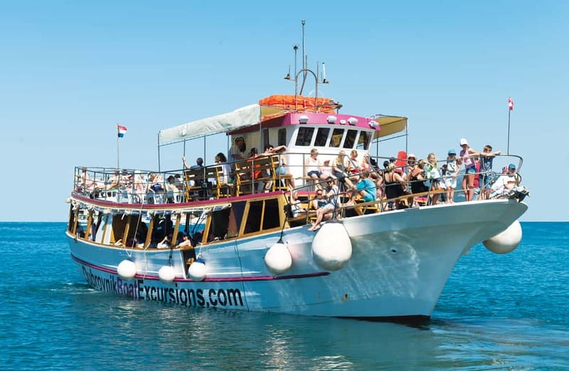 Dubrovnik: 3 Islands Fun Boat Trip with Drinks (FR, ES, EN) - Lopud Island: Beaches, the Botanical Garden, and a Classic Swim Break