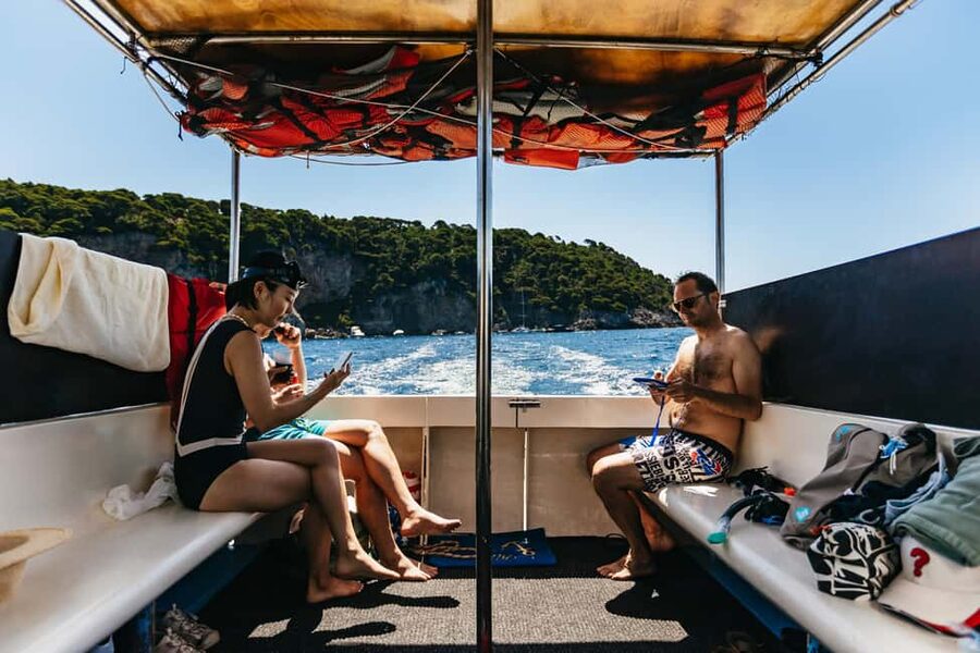 Dubrovnik: Blue Cave and Elafit Small Group Boat Exploration - Lower Forehead Beach on Koločep: the calm reset (and good photos)
