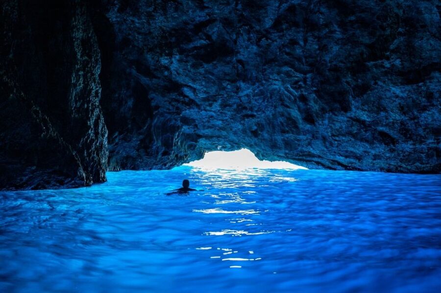 Dubrovnik: Blue & Green Caves Private Boat Tour with Drinks - Stop 2: Green Cave time and the faster pace