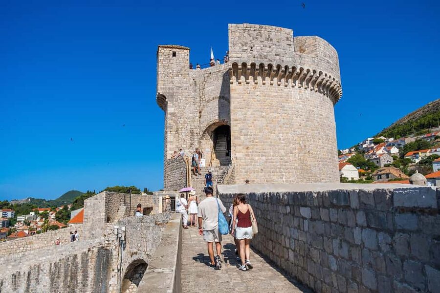 Dubrovnik: City Walls, Stradun & Old Town Story Walking Tour - City Walls time: Revelin, Minceta, and Lovrijenac in plain language