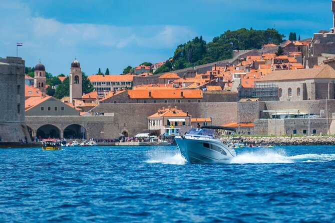 Dubrovnik Elaphiti Blue cave best offer private speedboat tour - Lopud and Šunj Beach: sandy calm water, pine shade, and a slower kind of fun