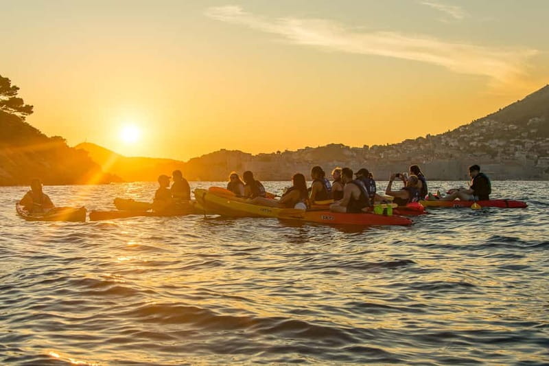 Dubrovnik: Guided Sunset Sea Kayaking Tour with Wine - Sunset Wine on the Water: The Moment You Came For