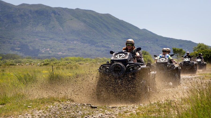 Dubrovnik: Kojan Koral ATV Quad Safari with transport - Čilipi break: Country House, church options, and a reset for your legs