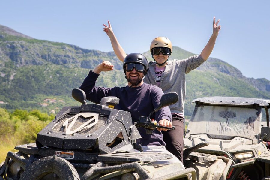 Dubrovnik: Kojan Koral ATV Quad Safari with transport - The Can-Am 700cc Outlander: how the ride feels in real off-road conditions