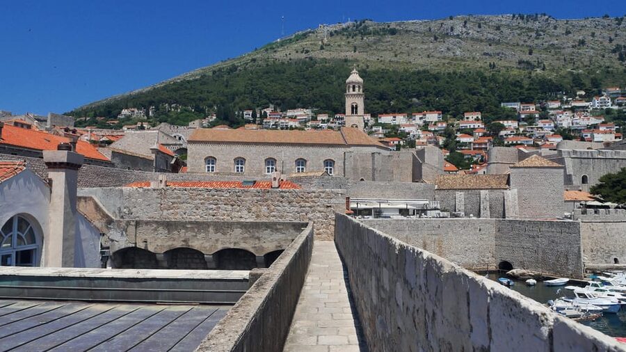 Dubrovnik: Old Town & City Walls Guided Tours Combo - Switching from everyday city life to defense on the City Walls
