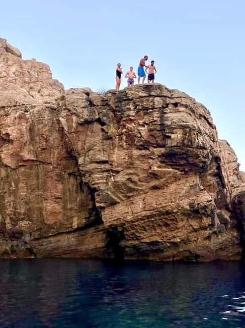 Dubrovnik or Cavtat: Blue Cave & Elaphiti Islands Boat Tour - Three Green Caves on Koločep: emerald water and smaller-scale exploring