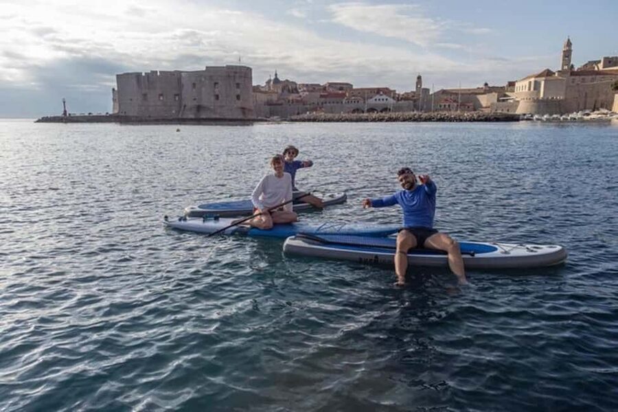 Dubrovnik: Paddleboarding & Snorkeling around Lokrum island - Meeting at Portoč and starting right: what the first 20 minutes feel like