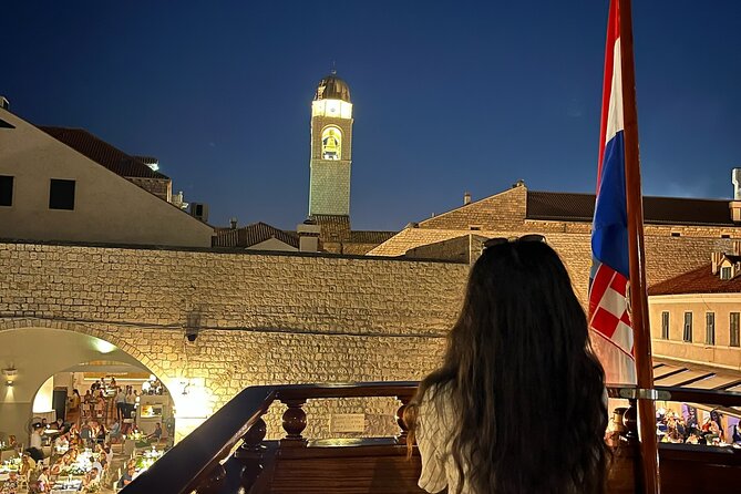 Dubrovnik Panoramic Night Cruise with Karaka - Dubrovnik Bridge at night and the Ombla River meet-cute