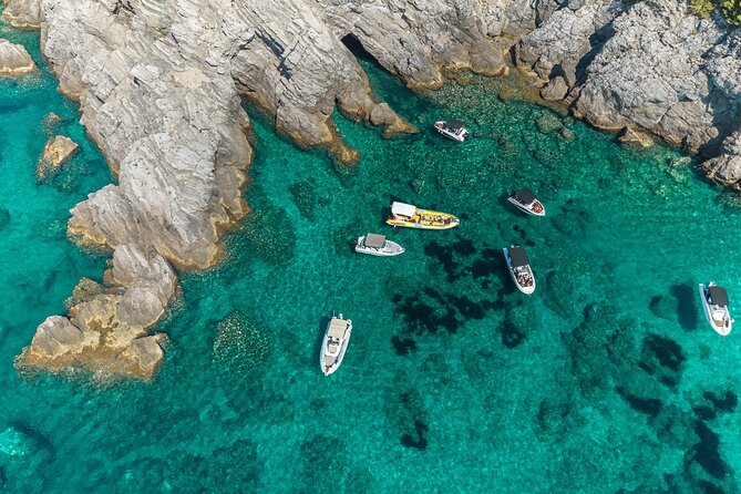 Dubrovnik: Private 2-Hour Swim, Snorkel & Cave Tour - Green Caves on Koločep: calmer views and easier photo time