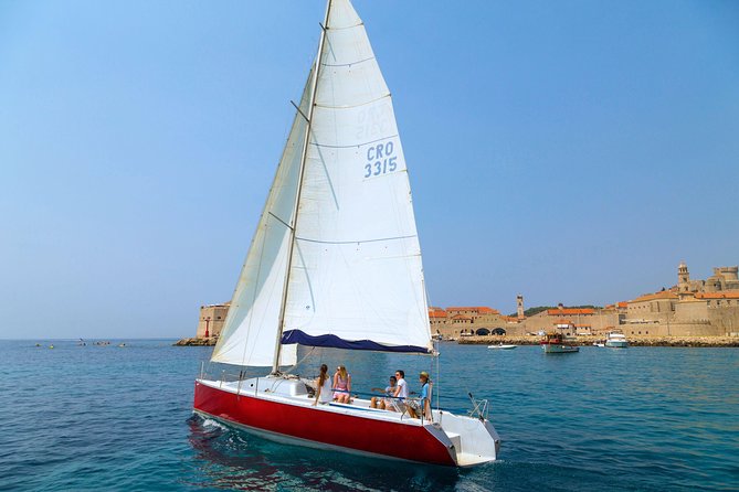 Dubrovnik Private Romantic Sunset Sailing - City Walls and Old Town from the sea: the view you can’t fake