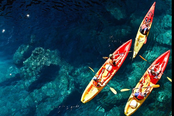 Dubrovnik: Sunset Kayaking & Snorkeling with water &wine - The 3-Hour Paddle Route: Pile Bay to Lokrum and Back