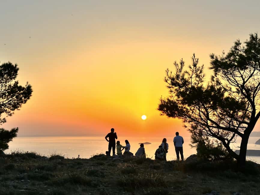 Dubrovnik Sunset Mountain Tour With Wine - The final sunset: top-of-Srđ timing and what to aim for