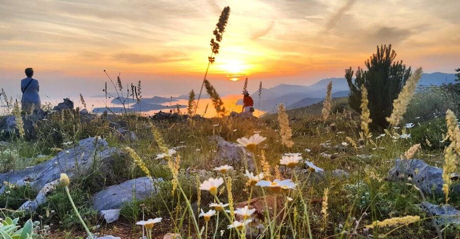 Dubrovnik: Sunset Panorama Tour with Glass of Wine - Ombla River Stop: A Mountain Cascade Break in the Middle of the Evening