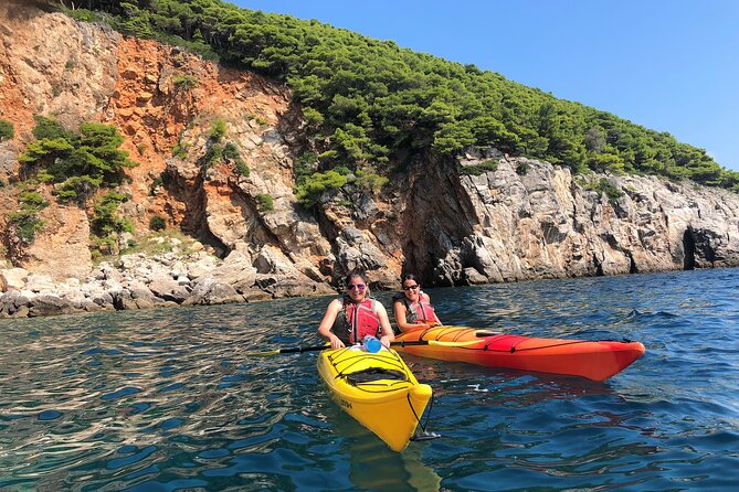 Elafiti Islands Sea kayaking: Full-Day Bike and Kayak tour on Lopud and Šipan - Stop 2: Kayak Time—A Calmer Way to See the Coast