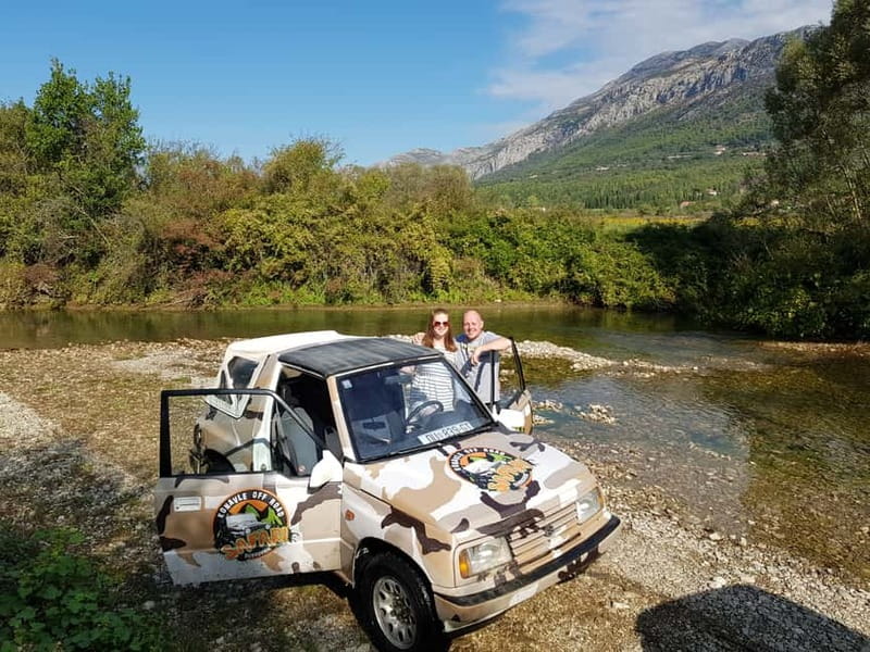 From Cavtat: Konavle Valley Off-Road Jeep Safari with Lunch - Pickup in Cavtat (and nearby) plus that quick start training