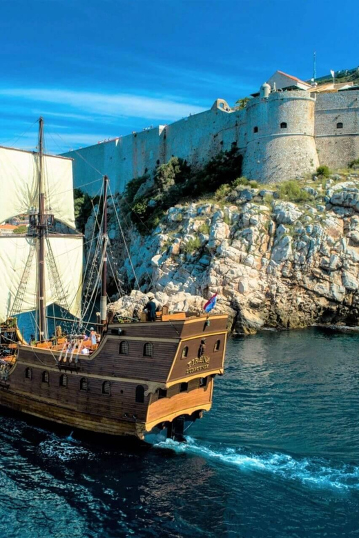 From Dubrovnik: Elaphiti Islands Galleon Cruise with Lunch - Sipan Island: more time to enjoy the coast