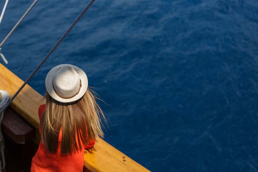 From Dubrovnik: Elaphiti Islands Galleon Cruise with Lunch - The crew and island guidance (Luca, Sara, Lorena)