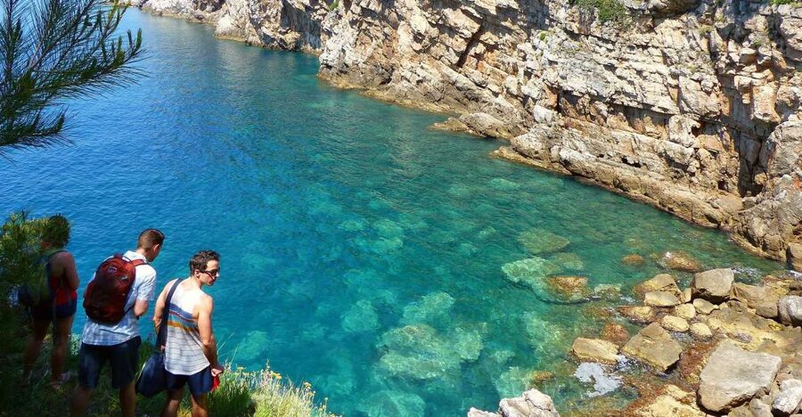 From Dubrovnik: Hiking & Swimming on Koločep Island Day Trip - The 8 km hike: rocky uphill sections and a moderate rhythm