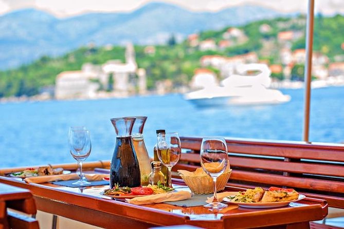 Full-Day Dubrovnik Elaphite Islands Cruise with Lunch and Drinks - On the water between islands: what makes the scenery worth your attention