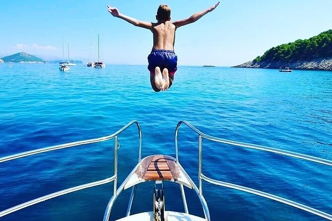 Luxury Private Boat Trip to the Elaphiti Islands from Dubrovnik - Koločep Island: the calm, piney coastline where swimming feels easier