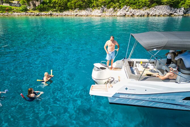 Luxury Private Elaphiti Islands boat tour from Dubrovnik - Stop 3: Šunj Beach on Lopud for Sand, Swims, and Optional Cliff-Jumping