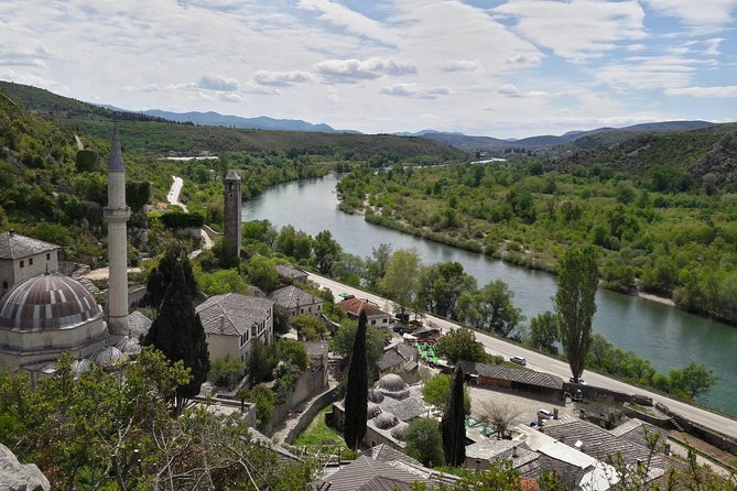 Mostar, Kravice Waterfalls, Počitelj & Blagaj - BiH Private Tour - Mostar’s old bridge area: where the day’s center of gravity sits