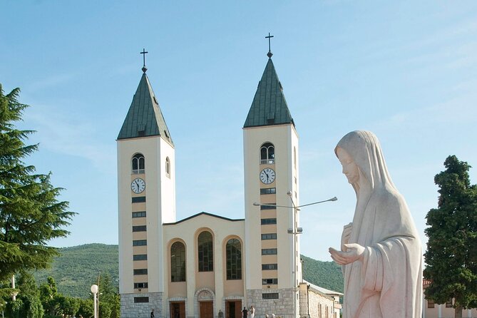 Mostar, Međugorje & Kravica Waterfalls - Medjugorje: 2 Hours at a Living Pilgrimage Place