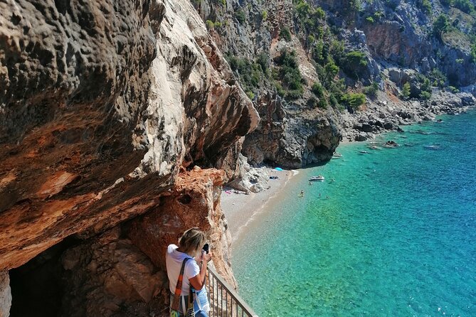 Picnic on Croatian Secret Beach - Beach Time Set Up Like a Picnic: Cold Bag Drinks and Snacks