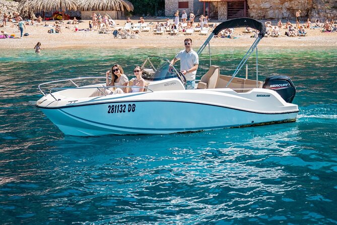Private Boat Tour-Elafiti islands,Blue and green cave,Sandy Beach - Lokrum Island: Quick Legends, Pigeon Caves, and a Group-Choice Swim