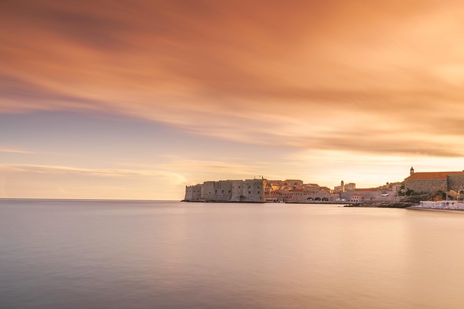 Private Dubrovnik Champagne Sunset Cruise - City-walls panorama cruise: Seeing Dubrovnik from water level