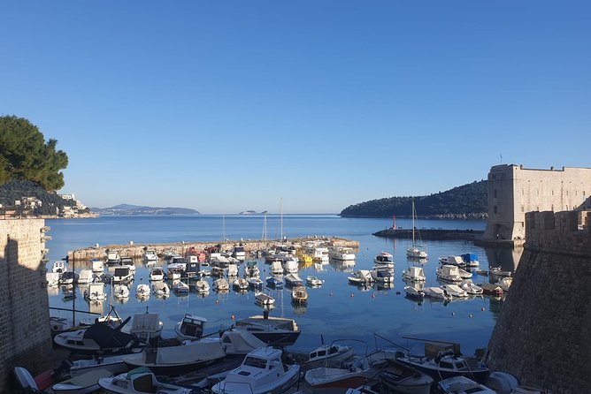 Private Panorama, Cavtat and Dubrovnik City Tour - Dubrovnik Old Port to Porporela Breakwater: Sea Views and Fort Details