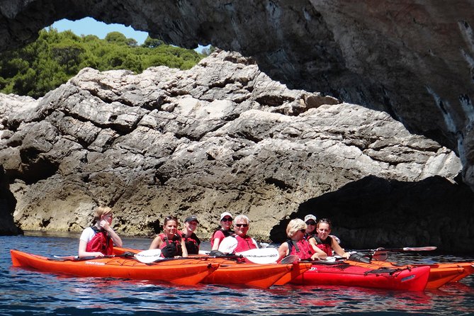 Private tour: Sea Kayaking & Snorkeling to Green Cave on Sipan island from Lopud - Kayaking toward Ruda: the extra cave stop that keeps the day from feeling repeat-y