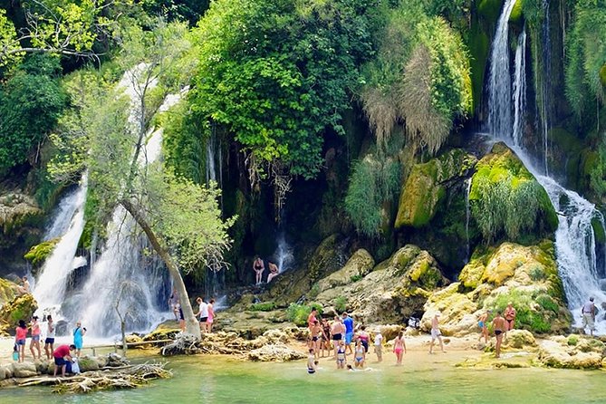 PRIVATE TOUR to Kravice Waterfalls, Mostar and Počitelj old town - Kravice Waterfalls: your swim-and-picnic block in Bosnia
