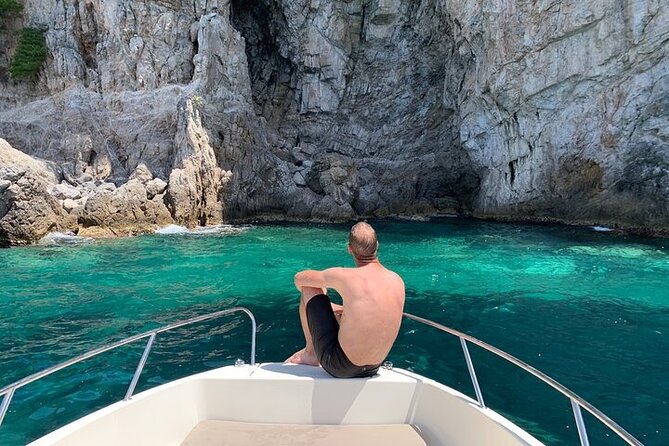 Rent a speed boat and explore beaches and coves of Elaphiti Islands - On Board: Sunshade, Sundeck, and the Small Comforts That Matter